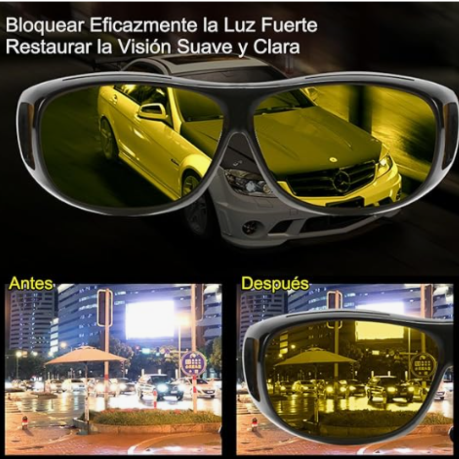 2 Lentes Vision HD - Conduccion dia y noche