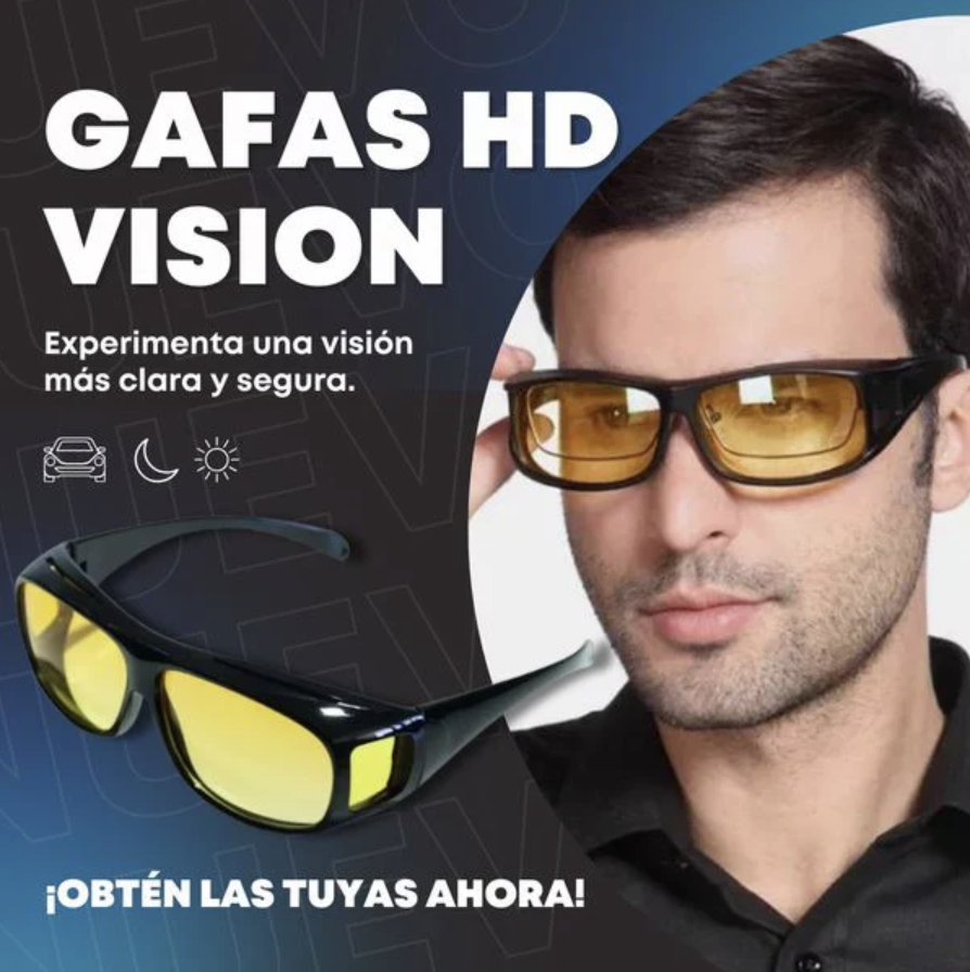 2 Lentes Vision HD - Conduccion dia y noche